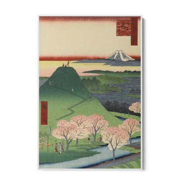 Quadro Stampa su Tela Le Cento vedute famose di Edo XXIV, Utagawa Hiroshige - CupidoDesign