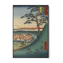 Quadro Stampa su Tela Le Cento vedute famose di Edo XXV, Utagawa Hiroshige - CupidoDesign