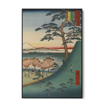 Quadro Stampa su Tela Le Cento vedute famose di Edo XXV, Utagawa Hiroshige - CupidoDesign