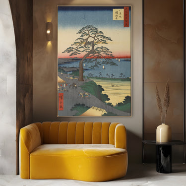 Quadro Stampa su Tela Le Cento vedute famose di Edo XXVI, Utagawa Hiroshige - CupidoDesign