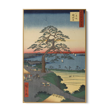 Quadro Stampa su Tela Le Cento vedute famose di Edo XXVI, Utagawa Hiroshige - CupidoDesign