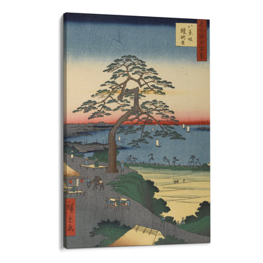Quadro Stampa su Tela Le Cento vedute famose di Edo XXVI, Utagawa Hiroshige - CupidoDesign