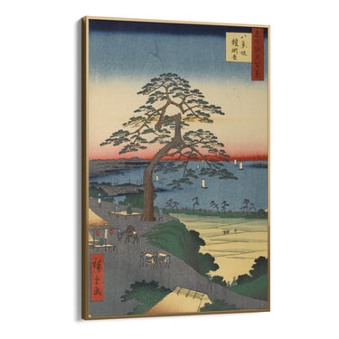 Quadro Stampa su Tela Le Cento vedute famose di Edo XXVI, Utagawa Hiroshige - CupidoDesign