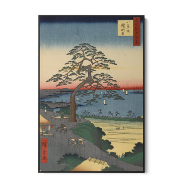 Quadro Stampa su Tela Le Cento vedute famose di Edo XXVI, Utagawa Hiroshige - CupidoDesign