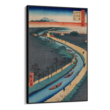 Quadro Stampa su Tela Le Cento vedute famose di Edo XXXIII, Utagawa Hiroshige - CupidoDesign