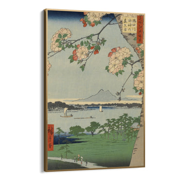 Quadro Stampa su Tela Le Cento vedute famose di Edo XXXV, Utagawa Hiroshige - CupidoDesign