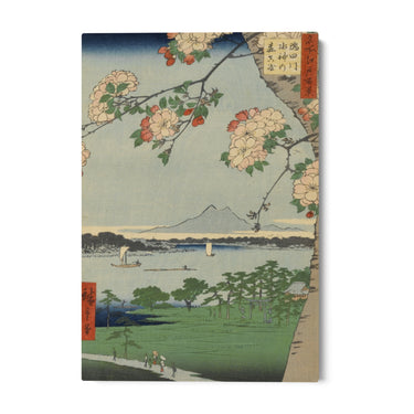 Quadro Stampa su Tela Le Cento vedute famose di Edo XXXV, Utagawa Hiroshige - CupidoDesign