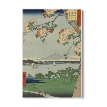 Quadro Stampa su Tela Le Cento vedute famose di Edo XXXV, Utagawa Hiroshige - CupidoDesign