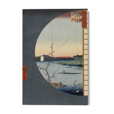 Quadro Stampa su Tela Le Cento vedute famose di Edo XXXVI, Utagawa Hiroshige - CupidoDesign