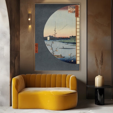 Quadro Stampa su Tela Le Cento vedute famose di Edo XXXVI, Utagawa Hiroshige - CupidoDesign