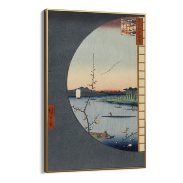 Quadro Stampa su Tela Le Cento vedute famose di Edo XXXVI, Utagawa Hiroshige - CupidoDesign