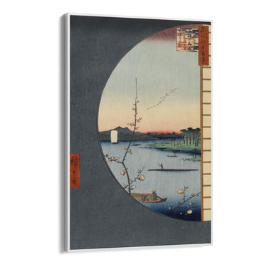 Quadro Stampa su Tela Le Cento vedute famose di Edo XXXVI, Utagawa Hiroshige - CupidoDesign