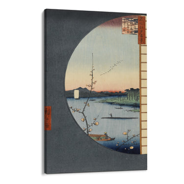 Quadro Stampa su Tela Le Cento vedute famose di Edo XXXVI, Utagawa Hiroshige - CupidoDesign