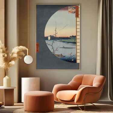 Quadro Stampa su Tela Le Cento vedute famose di Edo XXXVI, Utagawa Hiroshige - CupidoDesign