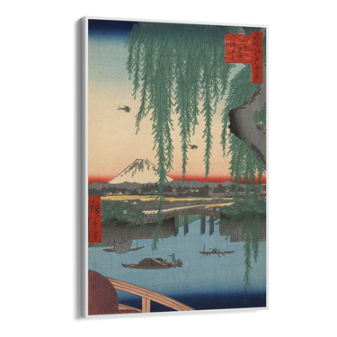 Quadro Stampa su Tela Le Cento vedute famose di Edo LXII, Utagawa Hiroshige - CupidoDesign
