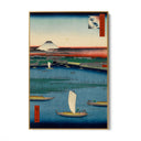 Quadro Stampa su Tela Le Cento vedute famose di Edo LXVII, Utagawa Hiroshige - CupidoDesign