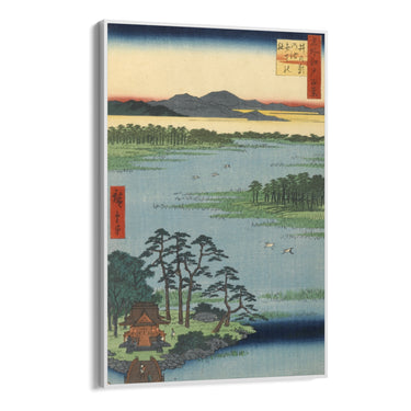 Quadro Stampa su Tela Le Cento vedute famose di Edo LXXXVII, Utagawa Hiroshige - CupidoDesign