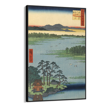 Quadro Stampa su Tela Le Cento vedute famose di Edo LXXXVII, Utagawa Hiroshige - CupidoDesign