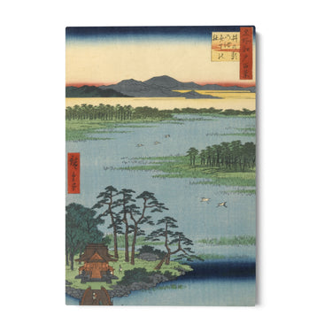 Quadro Stampa su Tela Le Cento vedute famose di Edo LXXXVII, Utagawa Hiroshige - CupidoDesign
