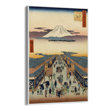 Quadro Stampa su Tela Le Cento vedute famose di Edo VIII, Utagawa Hiroshige - CupidoDesign