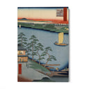 Quadro Stampa su Tela Le Cento vedute famose di Edo XCIII, Utagawa Hiroshige - CupidoDesign