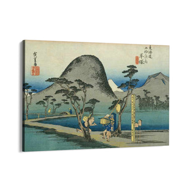 Quadro Stampa su Tela Nihonbashi, Le cinquantatré stazioni del Tōkaidō, Utagawa Hiroshige - CupidoDesign