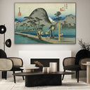 Quadro Stampa su Tela Nihonbashi, Le cinquantatré stazioni del Tōkaidō, Utagawa Hiroshige - CupidoDesign