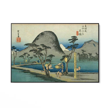 Quadro Stampa su Tela Nihonbashi, Le cinquantatré stazioni del Tōkaidō, Utagawa Hiroshige - CupidoDesign