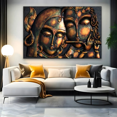 Quadro Stampa su Tela Abbraccio Eterno - CupidoDesign