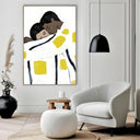 Quadro Stampa su Tela Abbraccio Totale - CupidoDesign