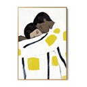 Quadro Stampa su Tela Abbraccio Totale - CupidoDesign