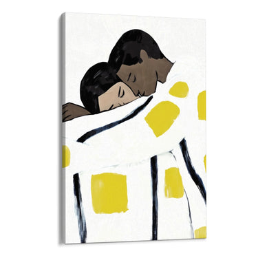 Quadro Stampa su Tela Abbraccio Totale - CupidoDesign