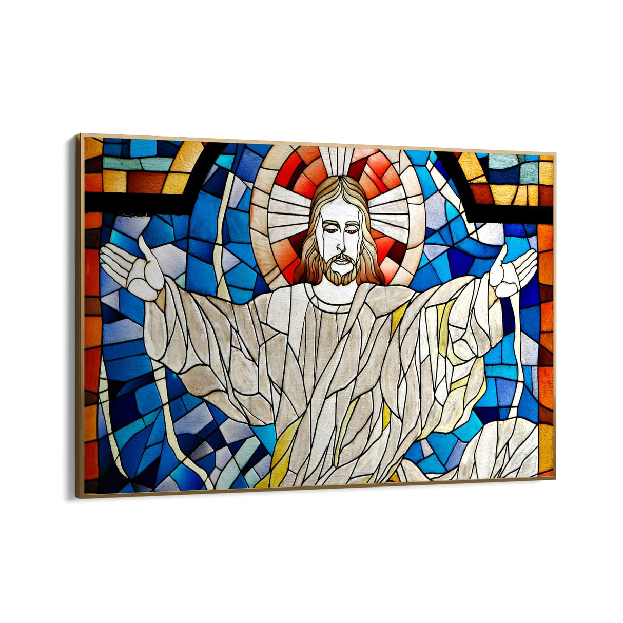 Quadro Stampa su Tela Abbraccio Celeste - CupidoDesign