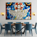 Quadro Stampa su Tela Abbraccio Celeste - CupidoDesign
