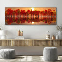 Quadro Stampa su Tela Abbraccio d’Autunno - CupidoDesign