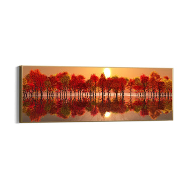 Quadro Stampa su Tela Abbraccio d’Autunno - CupidoDesign