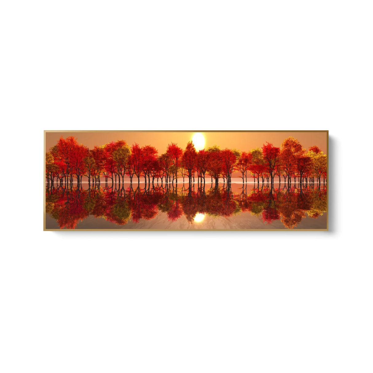 Quadro Stampa su Tela Abbraccio d’Autunno - CupidoDesign