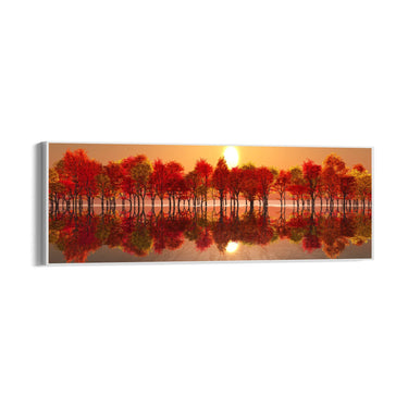 Quadro Stampa su Tela Abbraccio d’Autunno - CupidoDesign