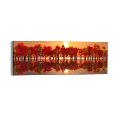 Quadro Stampa su Tela Abbraccio d’Autunno - CupidoDesign