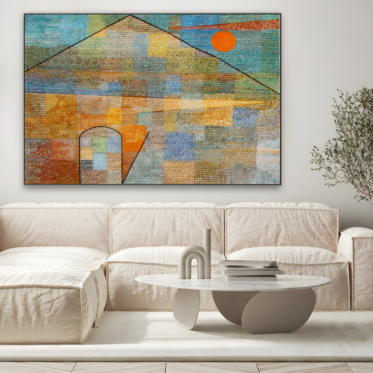 Quadro Stampa su Tela Ad Parnassum, Paul Klee - CupidoDesign