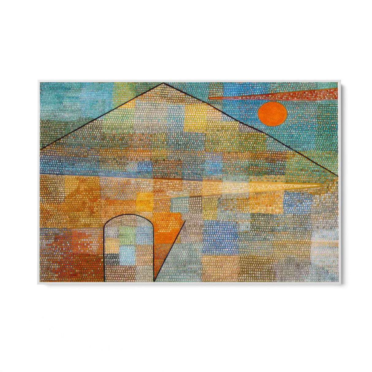 Quadro Stampa su Tela Ad Parnassum, Paul Klee - CupidoDesign