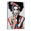 Quadro Stampa su Tela Afro Wave - CupidoDesign