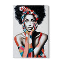 Quadro Stampa su Tela Afro Wave - CupidoDesign
