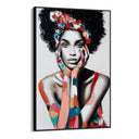 Quadro Stampa su Tela Afro Wave - CupidoDesign