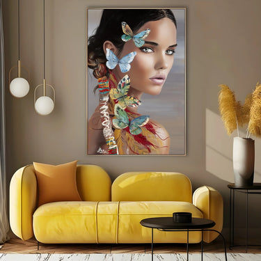 Quadro Stampa su Tela Ali Silenziose - CupidoDesign