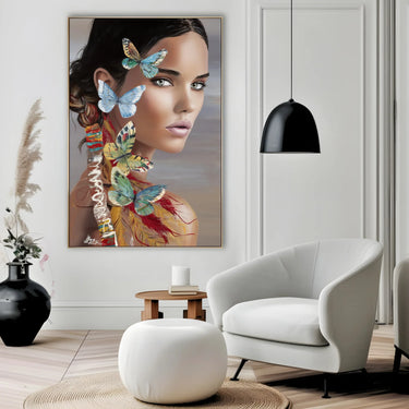 Quadro Stampa su Tela Ali Silenziose - CupidoDesign