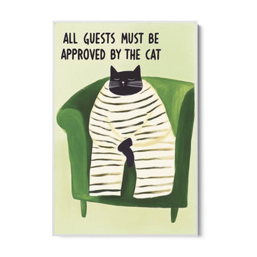 Quadro Stampa su Tela All guests must be approved - CupidoDesign