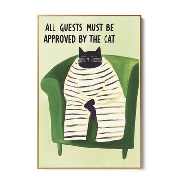 Quadro Stampa su Tela All guests must be approved - CupidoDesign
