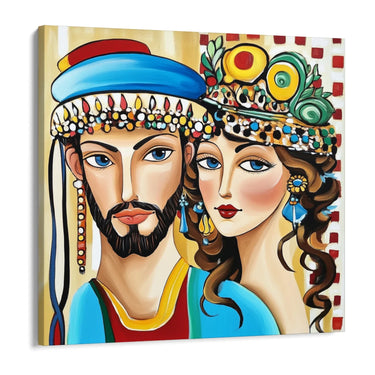 Quadro Stampa su Tela Amanti Arabi - CupidoDesign
