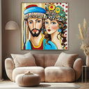 Quadro Stampa su Tela Amanti Arabi - CupidoDesign